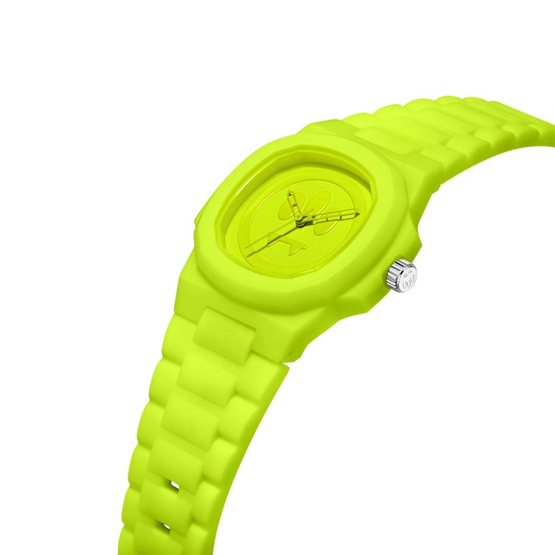 Barrow BWW00001 Fluoro Yellow Dial Silicone Strap Watch for Unisex, 43mm - Image 2